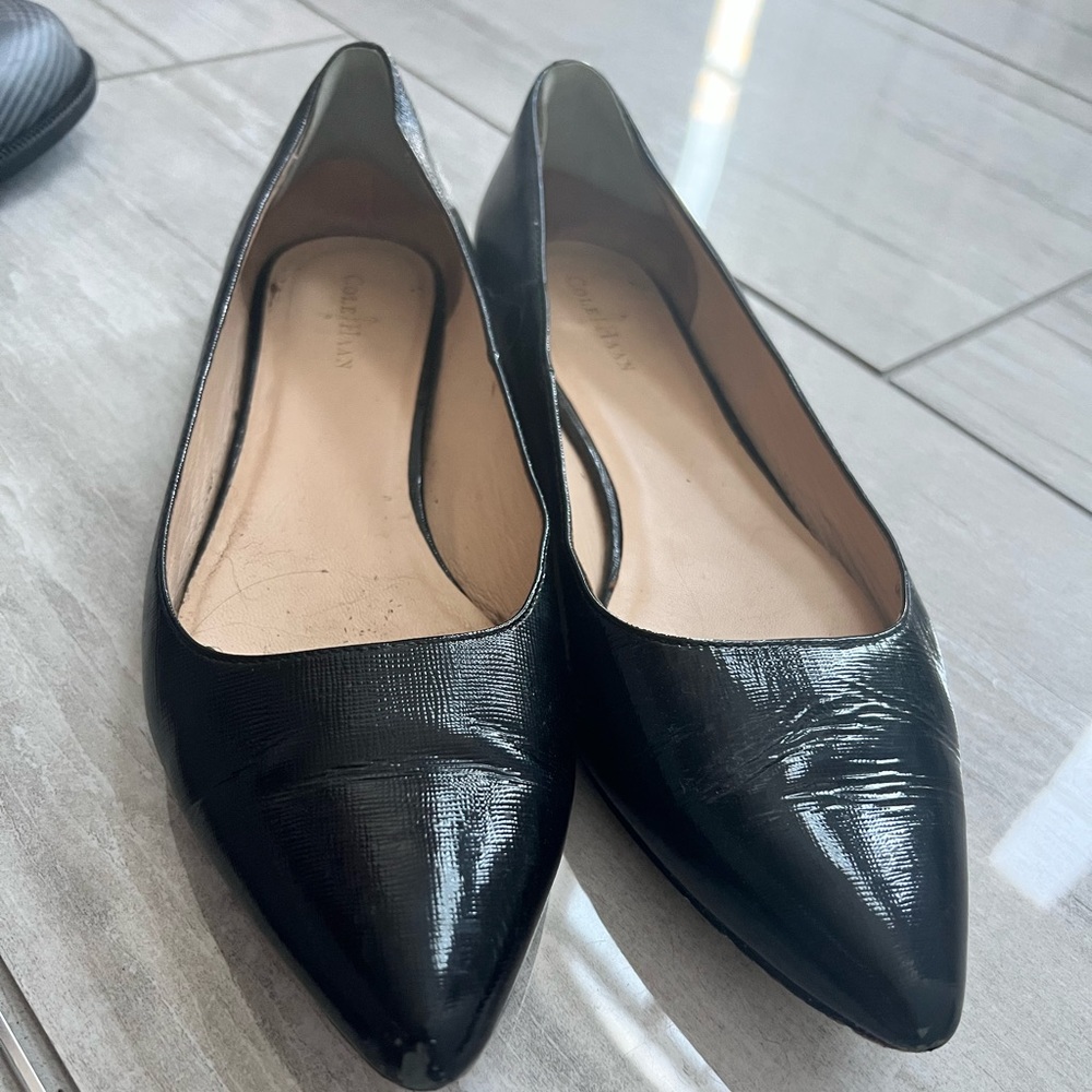 Cole Haan Black Flats